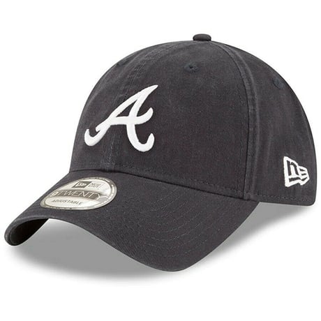 9Twenty ニューエラ NEWERA アトランタ ブレーブス  MLB ストラップバックキャップ ROAD 紺