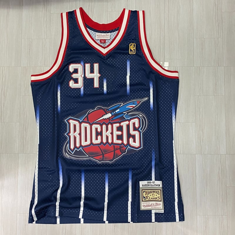 海外限定 Mitchell&Ness NBA ヒューストン ロケッツ トレーナー Mitchell&Ness NBA HWC ヒューストン ロケッツ HAKEEM アキーム