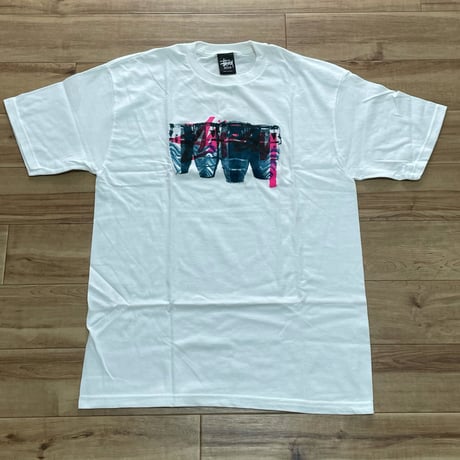 【M】 新品 Stussy ステューシー 半袖 Tシャツ Kette drum レゲエ Reggae ショーンフォントロゴ 白 (7)