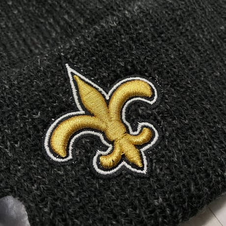 NEWERA USA ニューエラ NFL ニューオリンズ セインツ Saints 公式 ポンポン付き 厚手 ニット帽