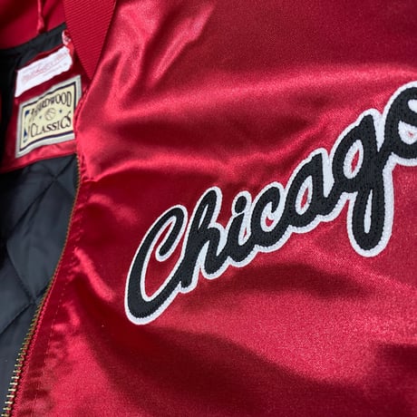 Mitchell&Ness ミッチェル&ネス NBA シカゴ ブルズ HWC サテン スタジアムジャンパー