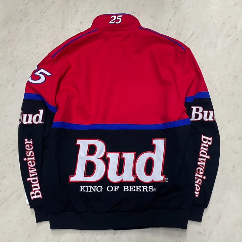 NASCAR ナスカー JHデザイン Bud バドワイザー レーシングジャケット