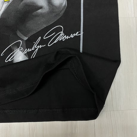 LA発  マリリンモンロー アンダーグラウンド グラフィック ヘビーウェイト Tシャツ HIGH SOCIETY 黒