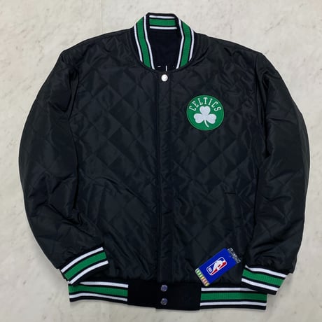 海外限定 NBA JHデザイン Celtics ボストン セルティックス ファイナルチャンピオン リバーシブル スタジャン
