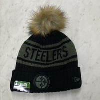 限定Salute to Service ニューエラ NEWERA ポンポン ニット帽 NFL ピッツバーグ スティーラーズ Steelers (Beanie133)