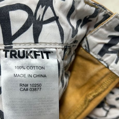 米国発 Lil Wayne TRUKFIT トラックフィット Cotton Pants カーゴパンツ CITRUS (JNS189)