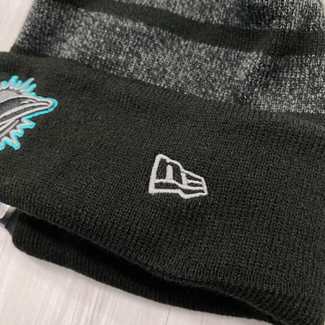 NEWERA USA ニューエラ NFL マイアミ ドルフィンズ Miami Dolphins ニット帽 黒