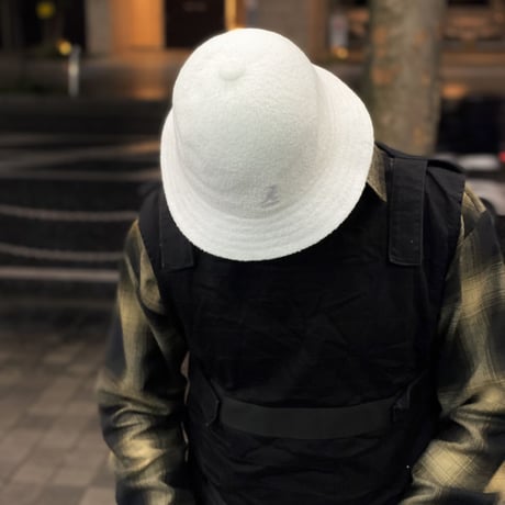 KANGOL カンゴール バミューダ カジュアル BERMUDA CASUAL ベルハット 白