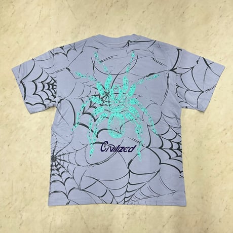米国発 Civilized シヴィライズド Hellraiser Zombie T-Shirts ゾンビ 半袖 グラフィックTシャツ ラベンダー (CropT51)