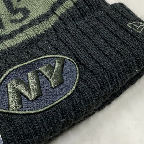 限定Salute to Service ニューエラ NEWERA ポンポン ニット帽 NFL ニューヨーク ジェッツ NY Jets