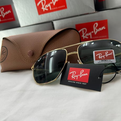 Ray-Ban レイバン Classic クラシック ダブルブリッジ ティアドロップ ARISTA ゴールド RB3692D (0RB7)