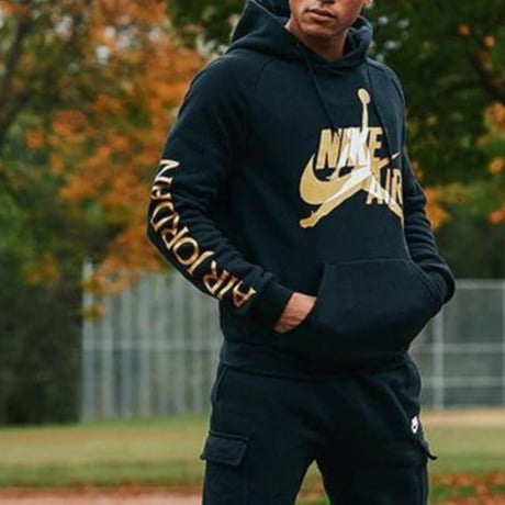 USA規格 NIKE ナイキ JORDAN ジョーダン Classic クラシック プルオーバー フリース パーカー (NKJH14)