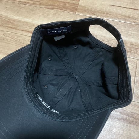 トミーヒルフィガー TOMMY HILFIGER USA ストラップバックキャップ 黒 MCMLXXXV (12)