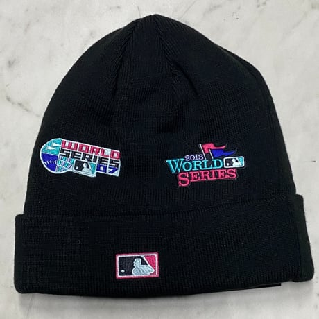 USA限定 NEWERA ニューエラ MLB WSチャンピオンズ ニット帽 ボストン レッドソックス Redsox