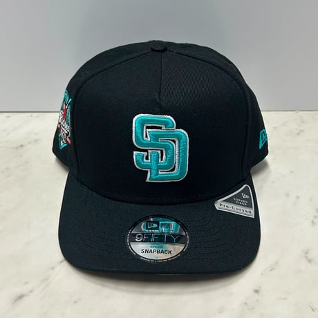 USA限定 9FIFTY NEWERA ニューエラ Aフレーム SD Padres パドレス 40周年記念 キャップ (950-293)