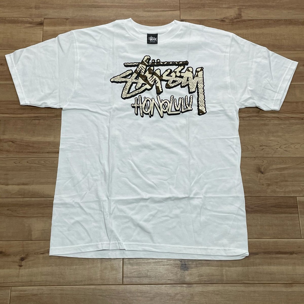 M】ハワイ限定 Stussy ステューシー 半袖 Honolulu ホノルル Tシャツ