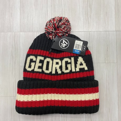 47Brand USA カレッジエイト Collegiate ジョージア大学 ブルドッグス Bulldogs ニット帽