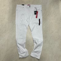 米国発 Leverage レバレッジ Slim Skinny Fit スリムスキニーフィット クラッシュドデニム (JNS222)