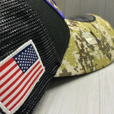 Newera ニューエラ NFL 9Forty ボルチモア レイブンズ Ravens メッシュ トラッカーキャップ Salute