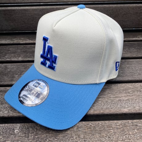 海外限定 Newera 9Forty Aフレーム LA Dodgers ロサンゼルス ドジャース Jackie.R 75th キャップ (940-210)