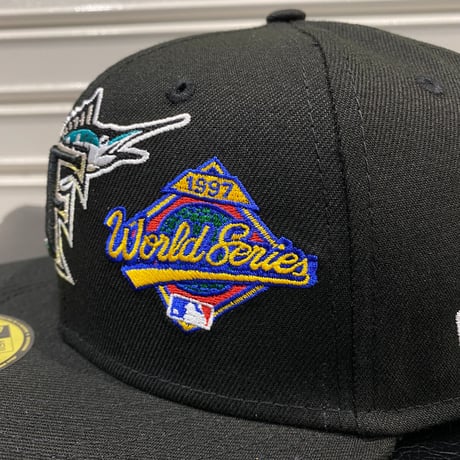 限定モデル 59FIFTY ニューエラ Newera ゴールドリングス Marlins マイアミ マーリンズ MLB