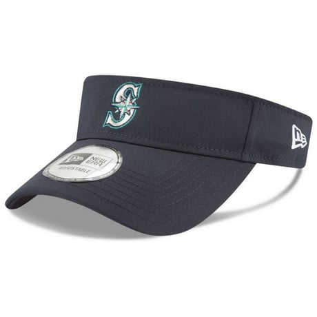 CLUBHOUSE サンバイザー NEWERA ニューエラ 公式 Mariners シアトル マリナーズ MLB サイズ調節可