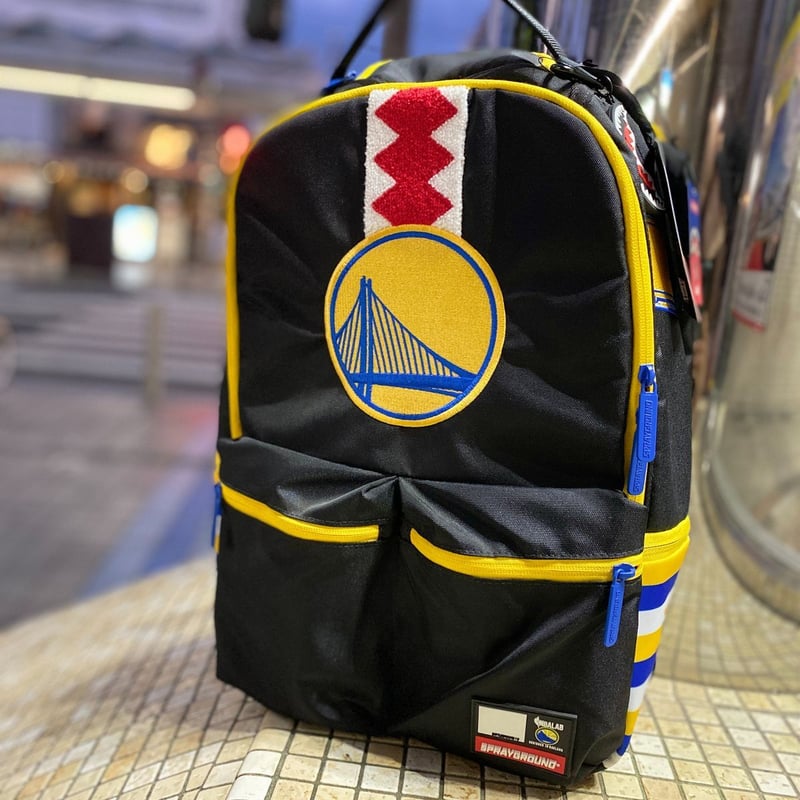 Sprayground NBA Lab Golden State Smoke Backpack