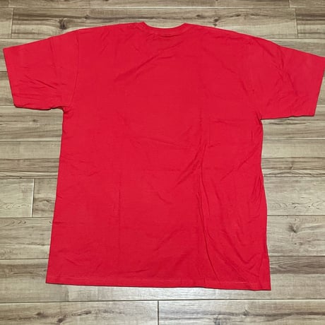 【XL】 Stussy ステューシー 半袖 サークルロゴ ショーンフォント Tシャツ 赤 ストリート 西海岸  (32)