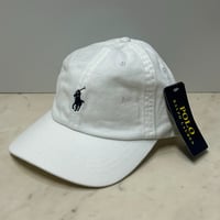 POLO RALPH LAUREN ラルフローレン Iconic Ball Cap ポニーロゴ アイコニック ダッドキャップ 白 (RLC6)