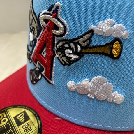 海外限定 NEWERA ニューエラ 59FIFTY Aフレーム Angels ロサンゼルス エンゼルス Cartoon キャップ (14-16)