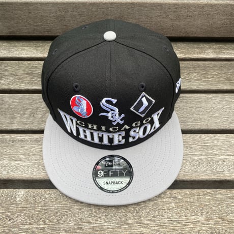 USA限定 9FIFTY ニューエラ MLB シカゴ ホワイトソックス Whitesox スナップバックキャップ ARCHIVE 黒 (950-237)