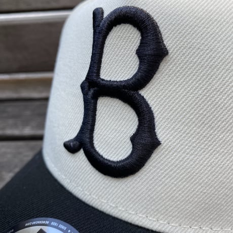 海外限定 Newera 9Forty Aフレーム Dodgers ブルックリン ドジャース 42 JackieRobinson スナップバックキャップ (940-170)