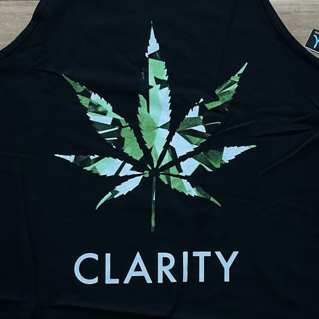 米国製 ダイヤモンドサプライ Diamond Supply Co タンクトップ 黒 CLARITY 葉 (TT1)