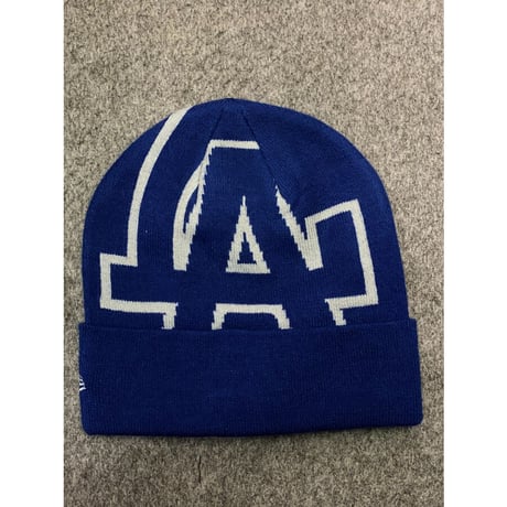 NEWERA ニューエラ LA ロサンゼルス Dodgers ドジャース ニット帽 ドジャースブルー MLB メジャーリーグ