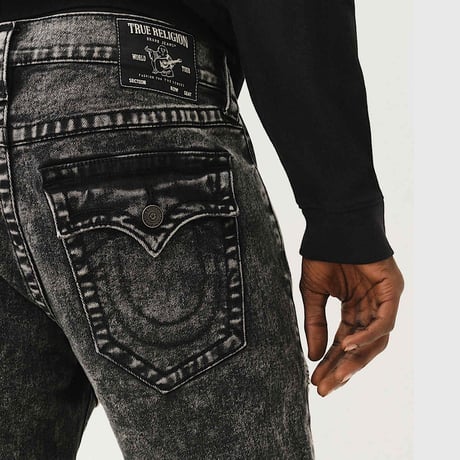 プレミアムジーンズ True Religion トゥルーレリジョン Rocco Stacked Zipper Skinny スタックドスキニージーンズ (JNS259)