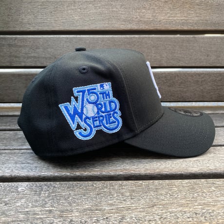 海外限定 Newera ニューエラ 9Forty Aフレーム LA Dodgers ドジャース 75th WS バラ Rose Crest キャップ (940-187)