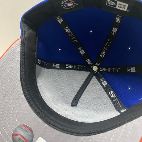 海外限定 NEWERA ニューエラ 59FIFTY Aフレーム NY Mets ニューヨーク メッツ Cartoon キャップ (18-4)