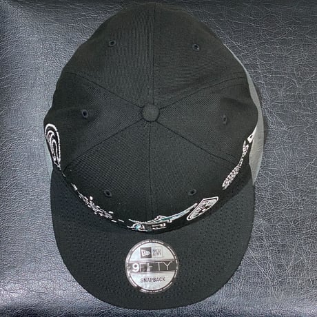 USA限定 Newera ニューエラ 9FIFTY ペイズリー スナップバック マイアミ マーリンズ MLB