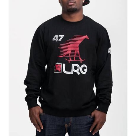 BIGサイズ USA規格 LRG エルアールジー 特大 スウェット トレーナー 黒 ストリート スケートボード