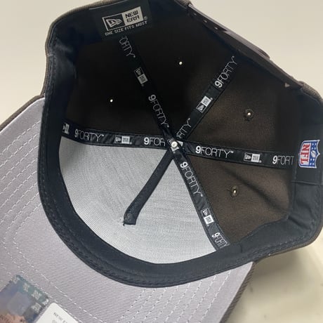 海外限定 Newera ニューエラ NFL 9Forty Aフレーム Browns ブラウンズ OTC ブルマスティフ キャップ (940-296)