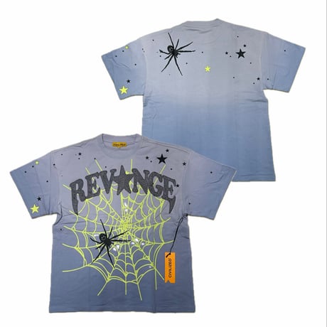 米国発 Civilized シヴィライズド Revenge T-Shirts リベンジ スパイダー 半袖 Tシャツ ラベンダー (CropT52)