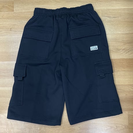 LA発 PROCLUB USA プロクラブ Heavyweight Fleece Shorts フリースカーゴ ショートパンツ 黒 (SJNS26)