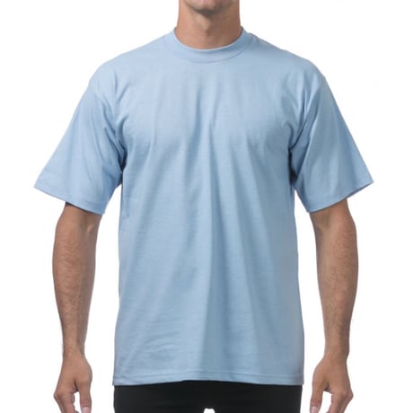 米国製 PROCLUB プロクラブ HEAVY WEIGHT ヘビーウェイト Tシャツ 無地 スカイブルー 6.5 OZ  綿100%