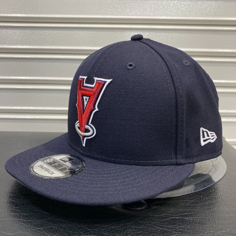 USA限定 Newera ニューエラ 9FIFTY アップサイドダウンロゴ スナップバック LA エンゼルス MLB