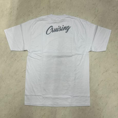 LA発 ウィッター ブールバード Cruising アンダーグラウンド グラフィック ヘビーウェイト Tシャツ 白 (GTS16)