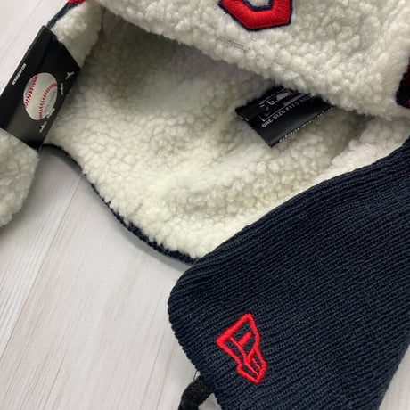 USA限定 ニューエラ Newera ガーディアンズ CLE Guardians 空軍 トラッパー 極暖ニット