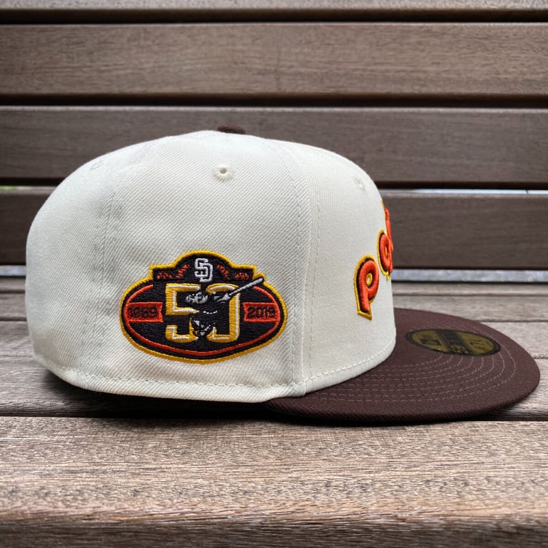 USA限定 Newera 59FIFTY サンディエゴ パドレス PADRES 50th アニ...