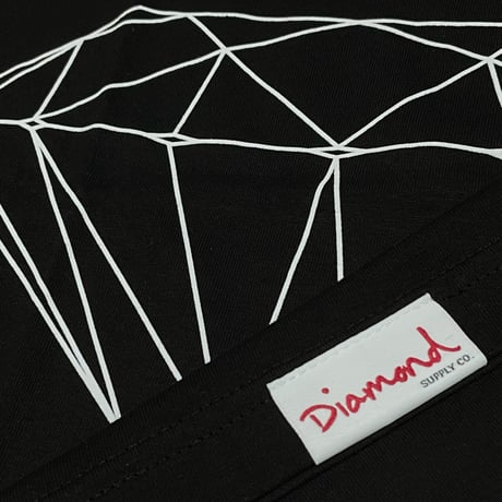 米国製 【M】 ダイヤモンドサプライ Diamond Supply Co タンクトップ 黒 ダイヤ柄  LA ストリート