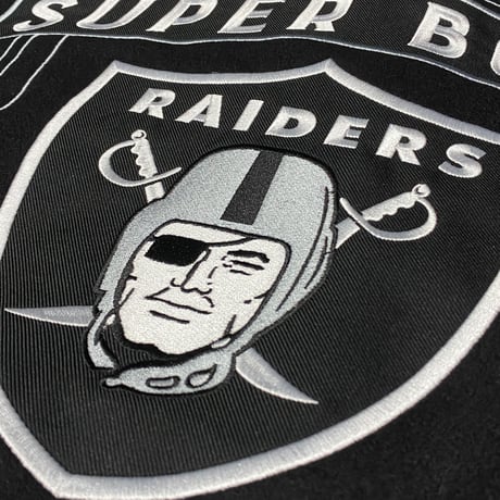 NFL公式 JHデザイン Raiders ラスベガス レイダース 限定 チャンピオンズ リバーシブル スタジャン