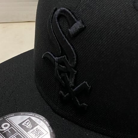 9FIFTY ニューエラ Newera シカゴ ホワイトソックス CWS Whitesox スーパーブラック スナップバックキャップ BOB (950-171)